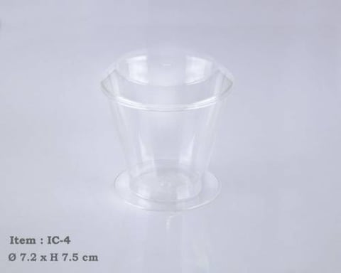 علب اكريلك حلا اسطوانية رقم IC-4 الراشد