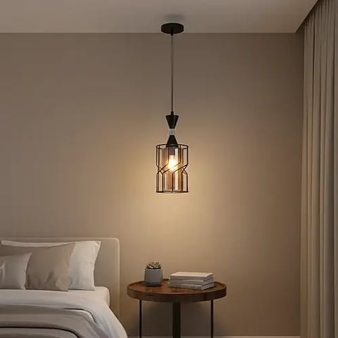 نجف مودرن اسود E27*1 مفرد