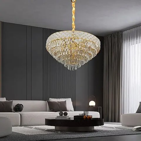 علاقي مودرن ذهبي E14*15
