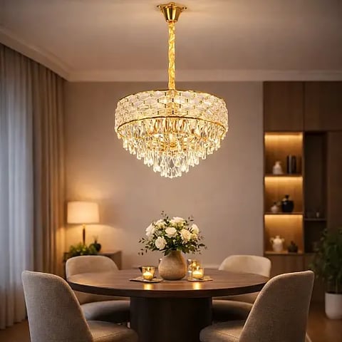 علاقي مودرن ذهبي E14*5