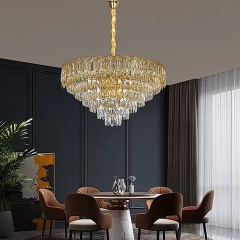 علاقي مودرن ذهبي E14*15