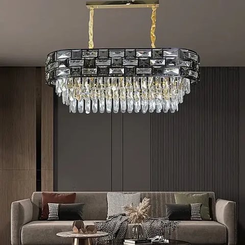 علاقي مودرن اسود + ذهبيE14*10 800*300