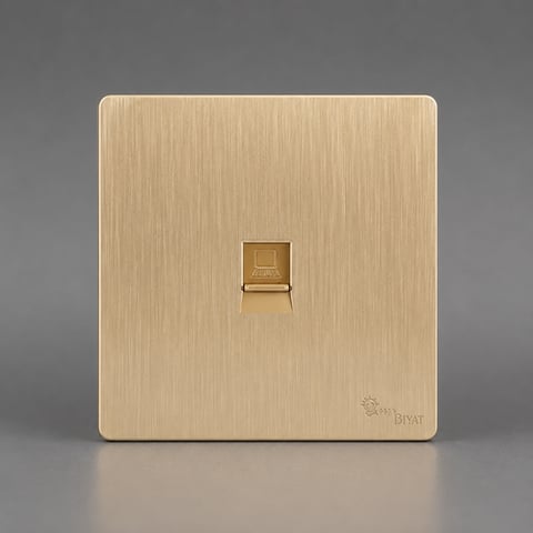 فيش نت كمبيوتر CAT 6 بيانو ذهبي