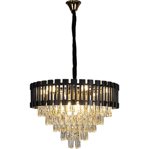 نجف مودرن ذهبي قطر 60 سم E14*9L