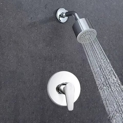 وجه مخفي دائري خط واحد كروم