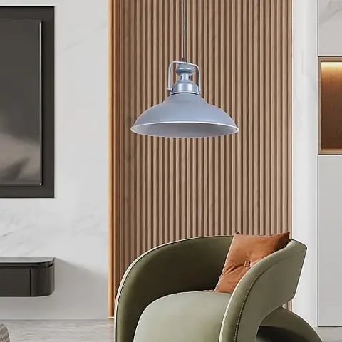 علاقي مودرن اسود + رمادي E27*1