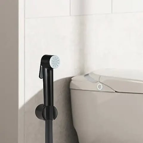 شطاف مع هوز ربل 120 سم موديل G دائري اسود