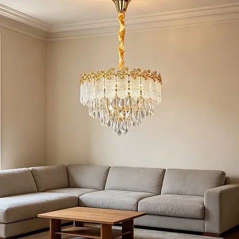 علاقي مودرن ذهبي E14*5