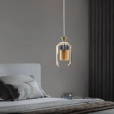 علاقي مودرن ذهبي E27*1