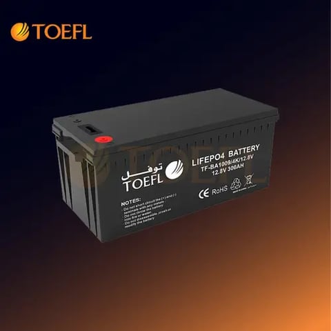 بطارية ليثيوم طاقة شمسية ارضي 12.8V / 300Ah / 4000W 
