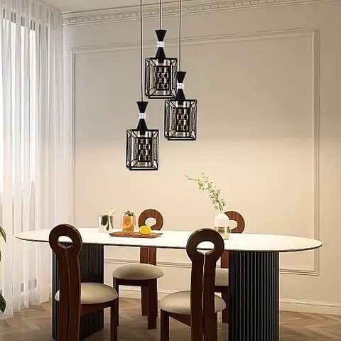 علاقي مودرن اسود E27*3