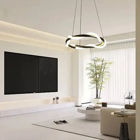 نجف مودرن اسود قطر 40 سم