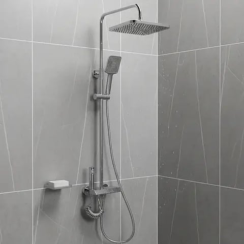 مسطرة مع خلاط بـ شاشة حرارة كروم