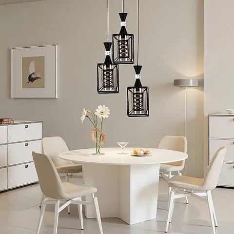 علاقي مودرن اسود E27*3