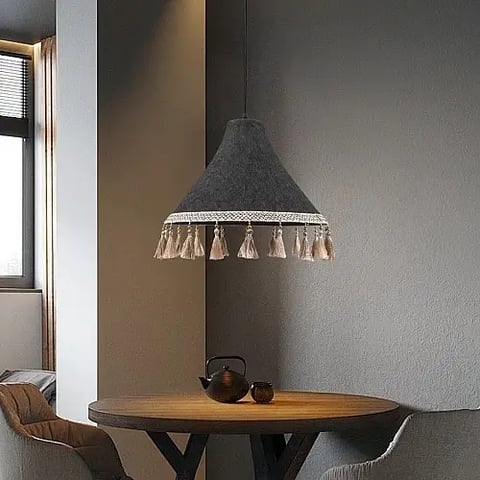 علاقي مودرن 2 متر اسود E27*1