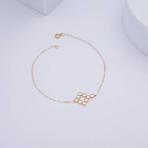 سوار ابيض  عيار18