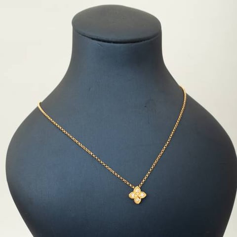 عقد النجمة بالزركون عيار18-L
