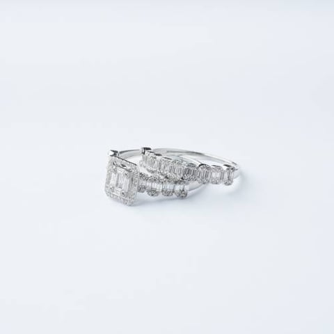 18K Gold Twin Ring