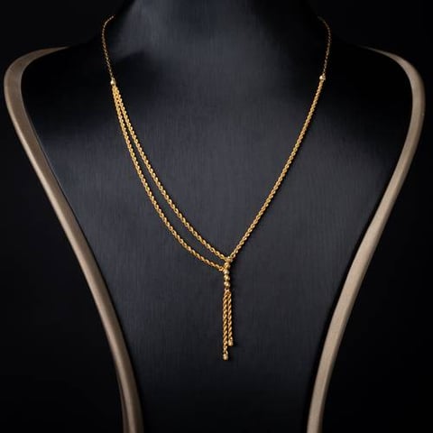 عقد ذهب عيار 21
