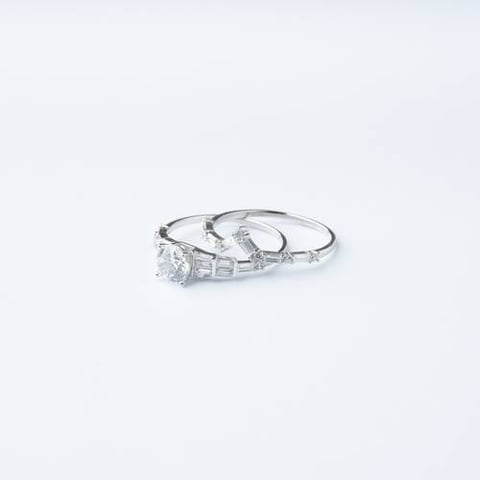 18K Gold Twin Ring