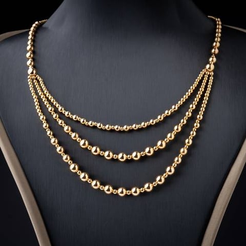 طقم ذهب عيار 21