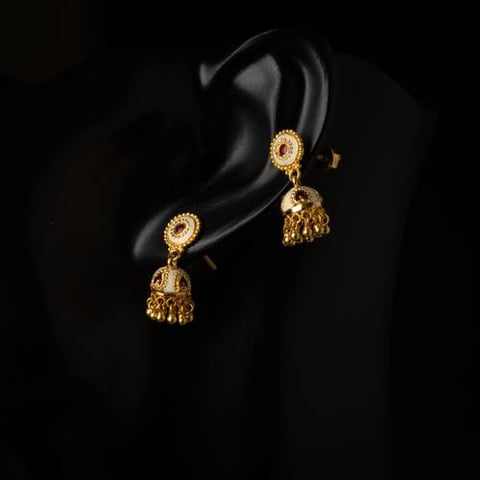 21K Gold Earrings