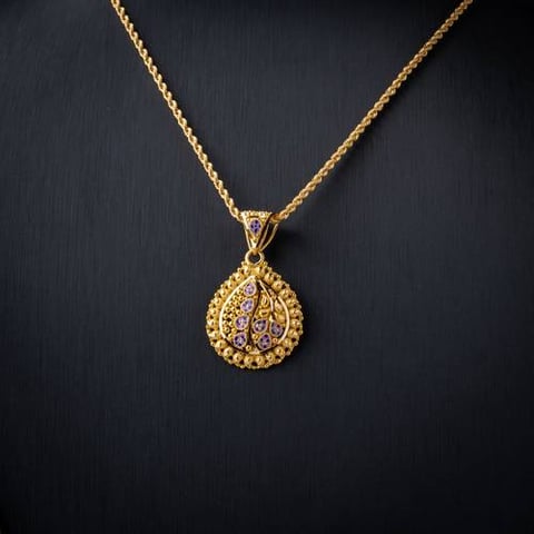 عقد ذهب عيار 21