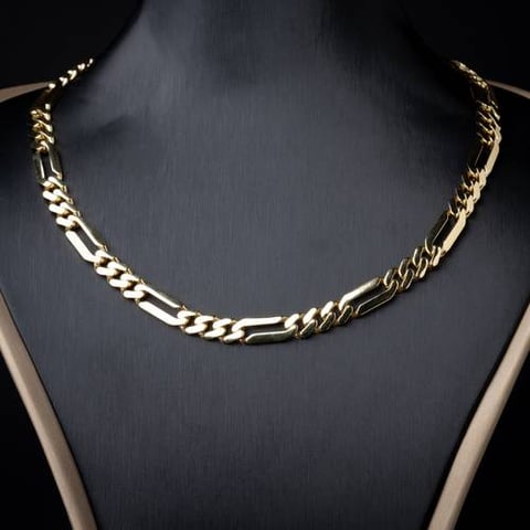 عقد ذهب موناكو عيار 18