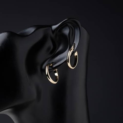 حلق ذهب عيار 18