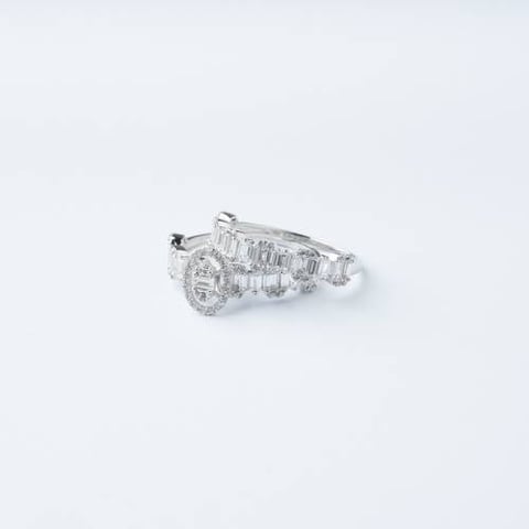18K Gold Twin Ring