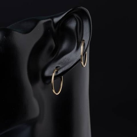18K Gold Earrings
