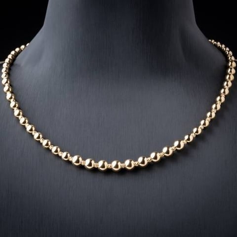 عقد ذهب عيار 18