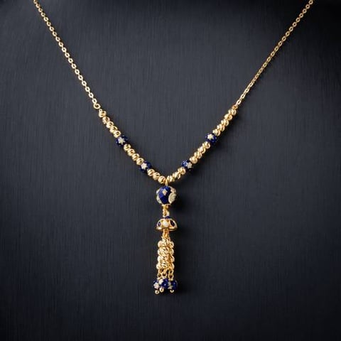 عقد ذهب عيار 21