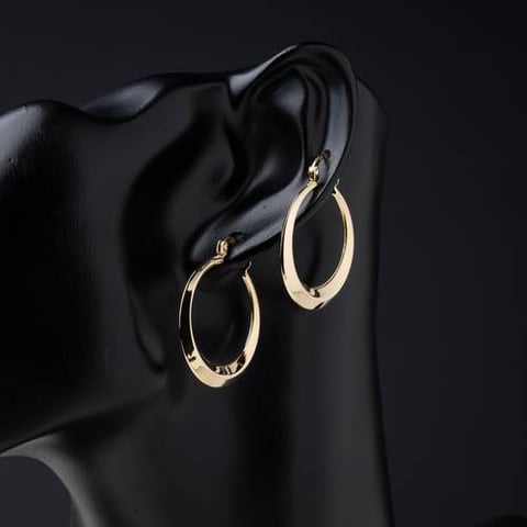 حلق ذهب عيار 18