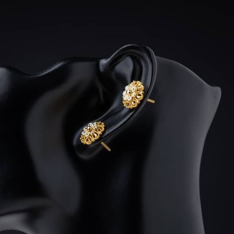 حلق ذهب عيار 21