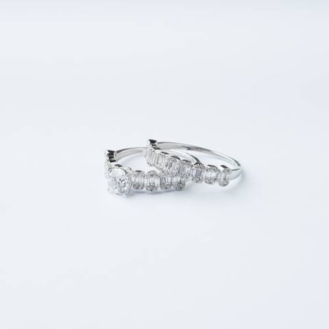 18K Gold Twin Ring