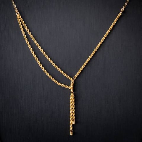 عقد ذهب عيار 21