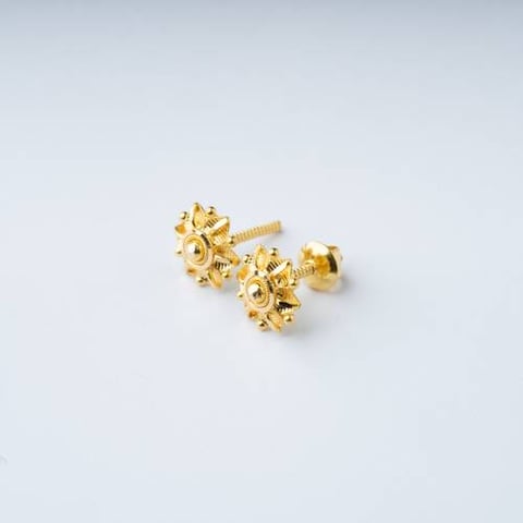 21K Gold Earrings