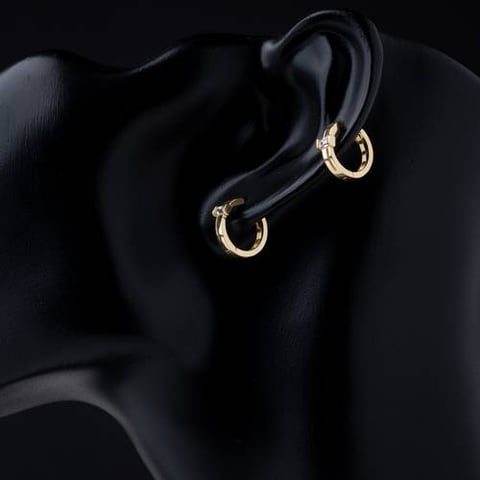 حلق ذهب عيار 18