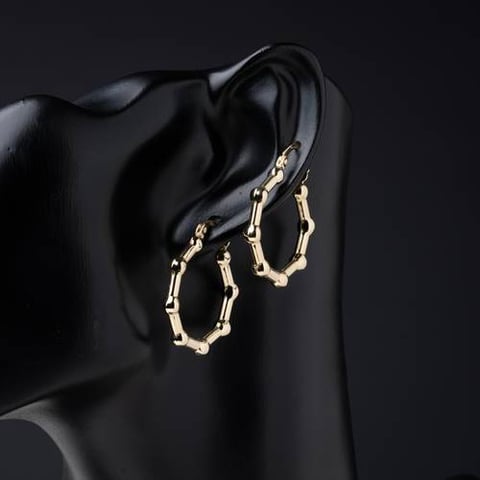 حلق ذهب عيار 18