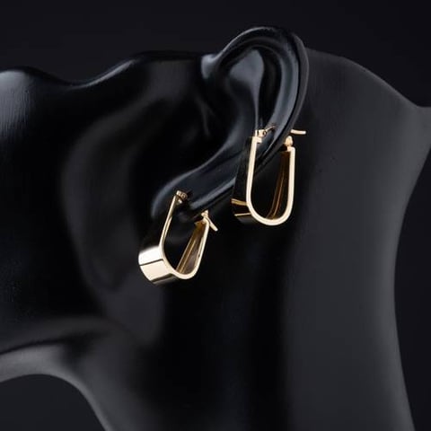 حلق ذهب عيار 18