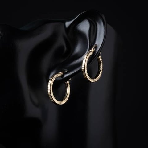 18K Gold Earrings