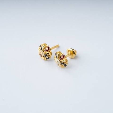 21K Gold Earrings