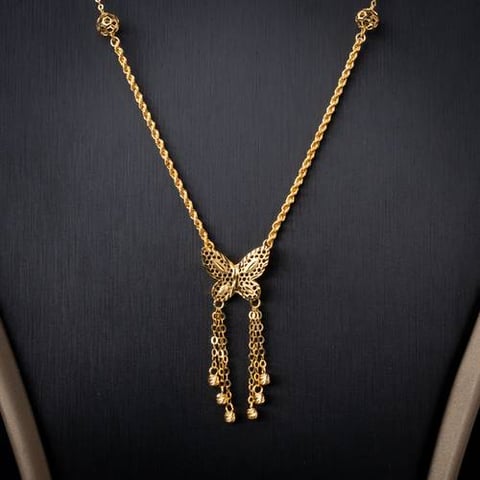 عقد ذهب عيار 21