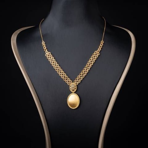 طقم ذهب عيار 21