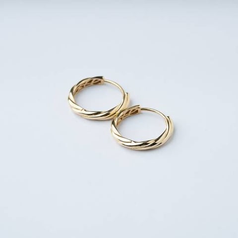 18K Gold Earrings
