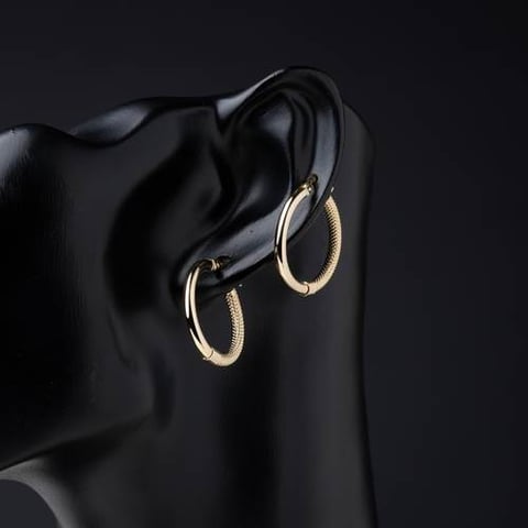 18K Gold Earrings