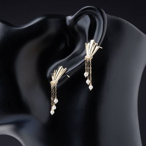 حلق ذهب عيار 18