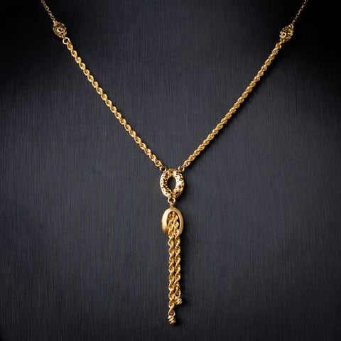 عقد ذهب عيار 21