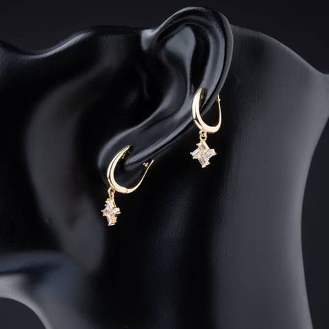 18K Gold Earrings
